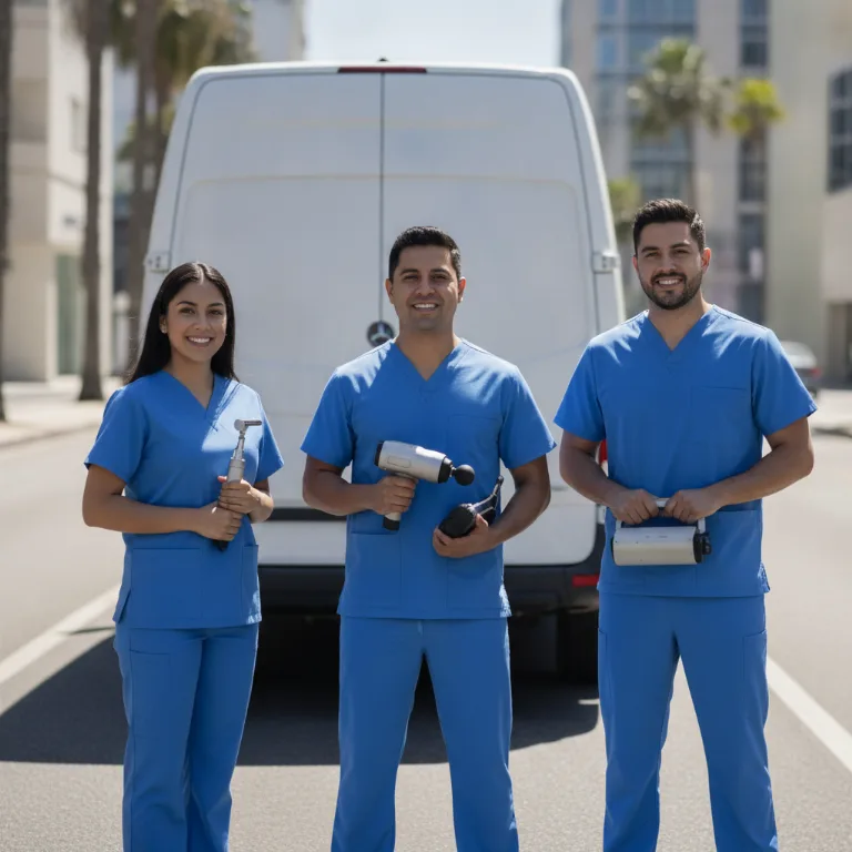 Quiroprático equipe em Camboriu
